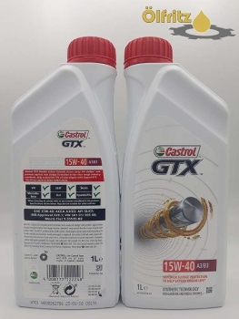 Castrol GTX A3/ B3 15W-40 Motoröl 1l